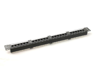 Digitus Patch panel 19" 24 porty, kat.5e, U/UTP, 1U, czarny (komplet - 1380467 - zdjęcie 3